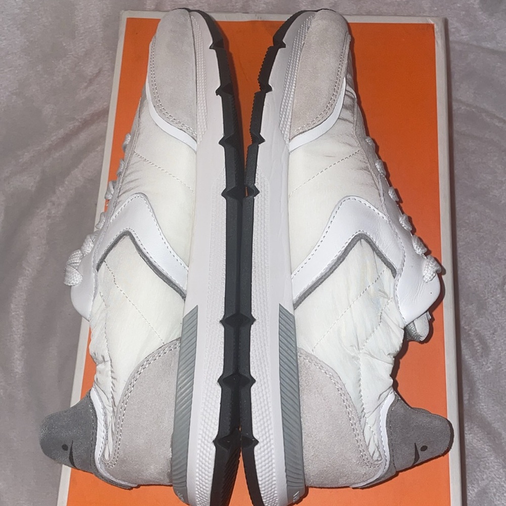 NWT VOILE BLANCHE QWARK HYPE WOMAN Suede And Technical Fabric Sneakers in White - Picture 14 of 16